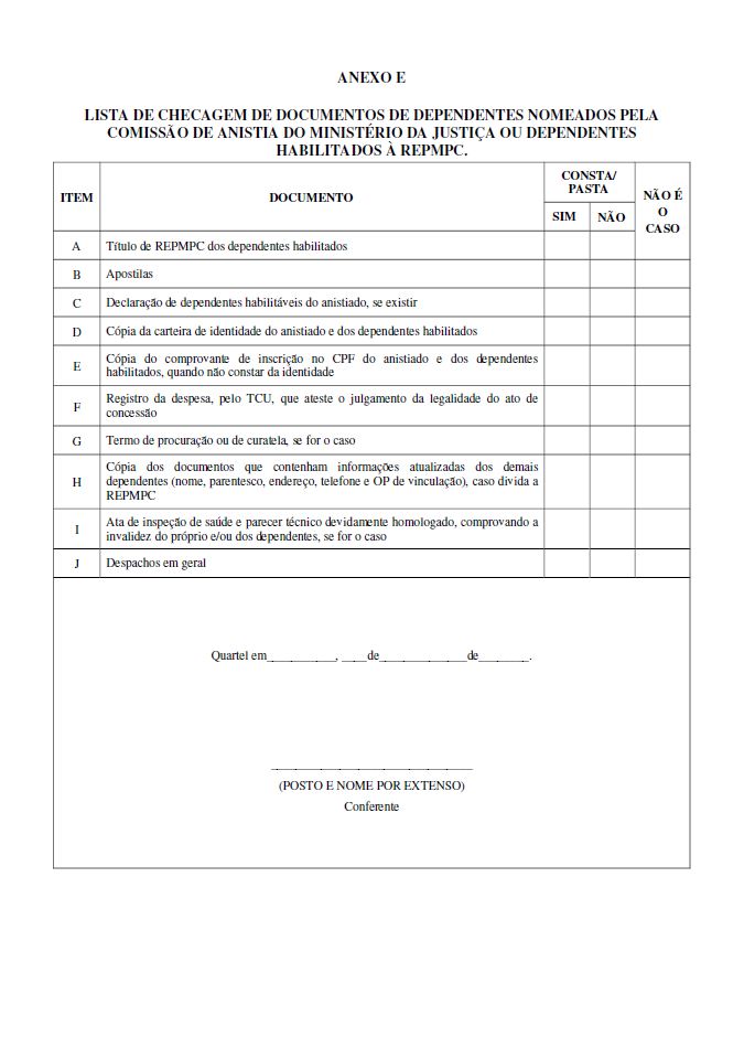 PORTARIA-DGP/C Ex N º 175, DE 4 DE SETEMBRO DE 2020