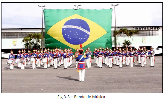 TOQUE INDICATIVO PARA O COMANDANTE DO EXÉRCITO BRASILEIRO (CORNETA